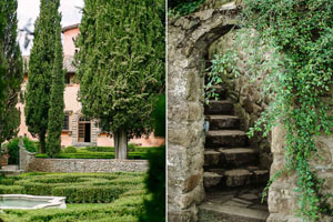 cerimonia e ricevimento per un matrimonio intimo nel chianti