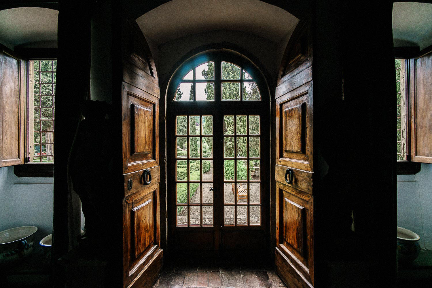 cerimonia e ricevimento per un matrimonio intimo nel chianti