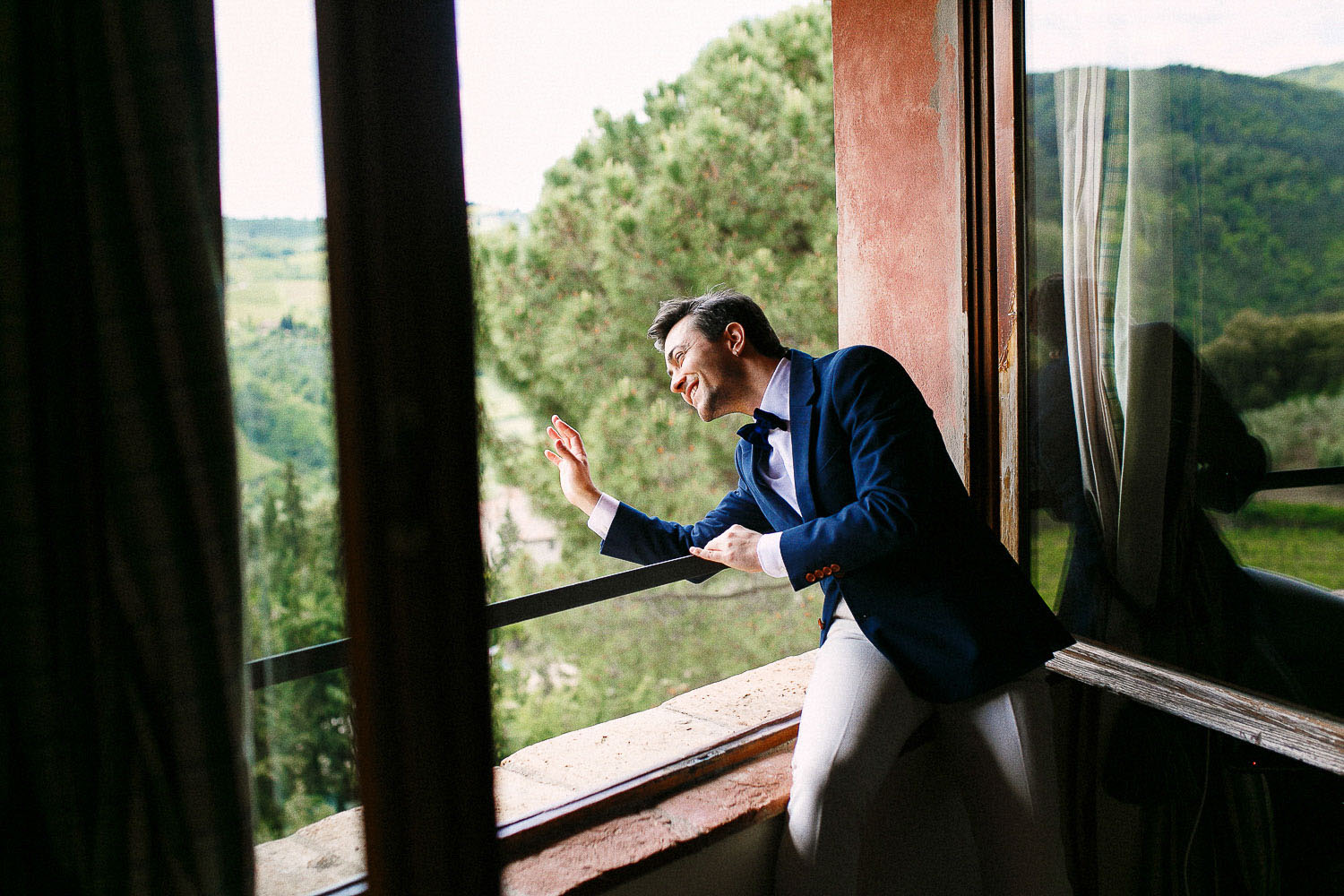 cerimonia e ricevimento per un matrimonio intimo nel chianti