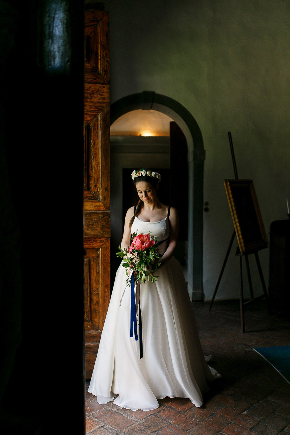cerimonia e ricevimento per un matrimonio intimo nel chianti