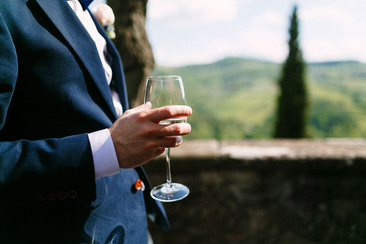 cerimonia e ricevimento per un matrimonio intimo nel chianti