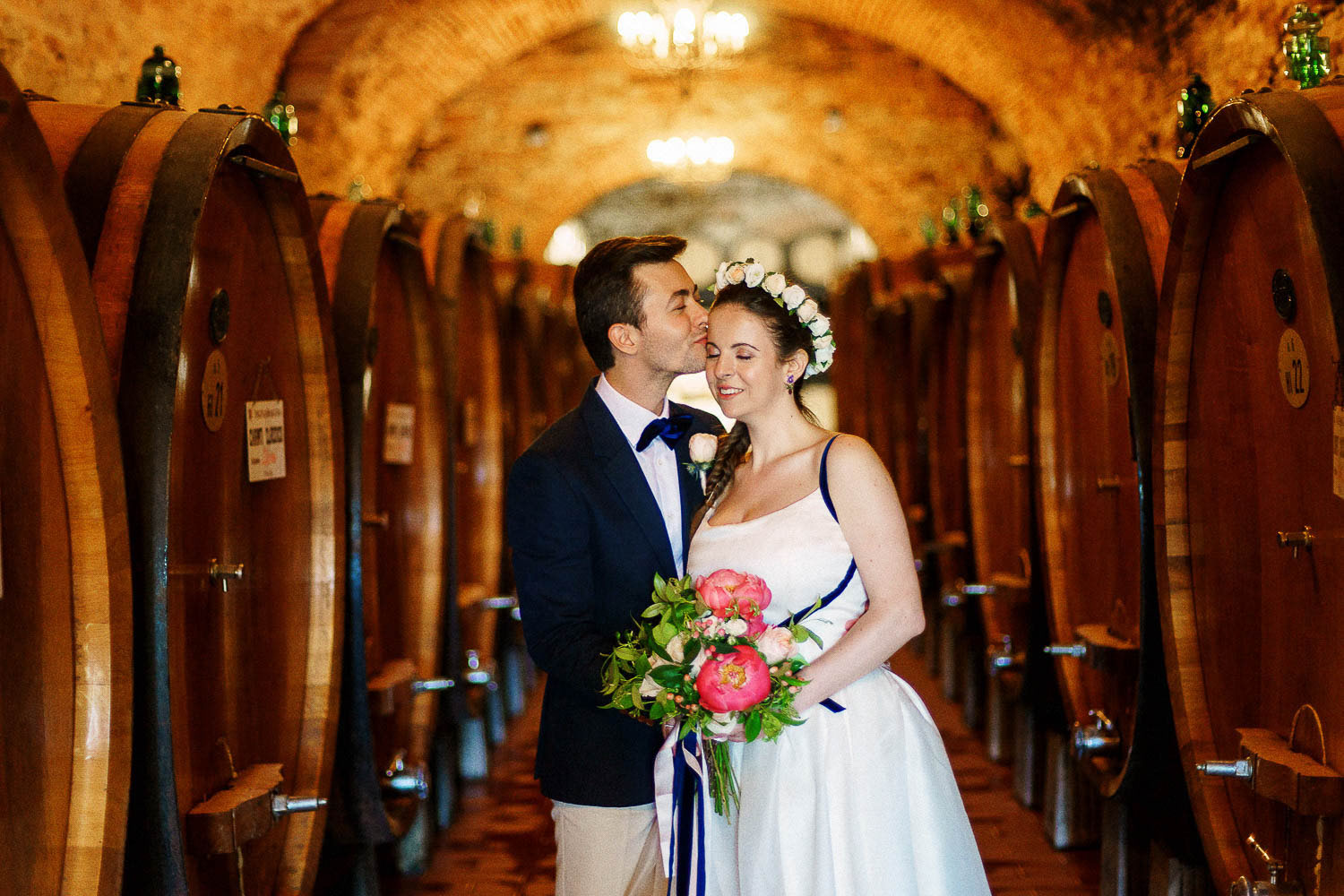 cerimonia e ricevimento per un matrimonio intimo nel chianti