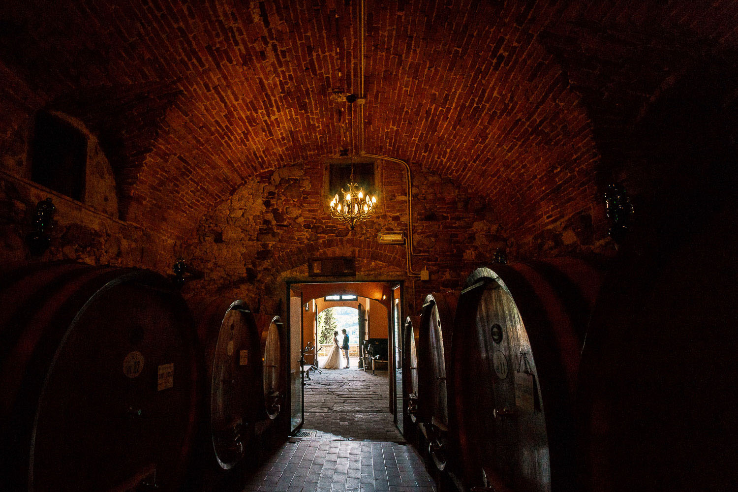 cerimonia e ricevimento per un matrimonio intimo nel chianti