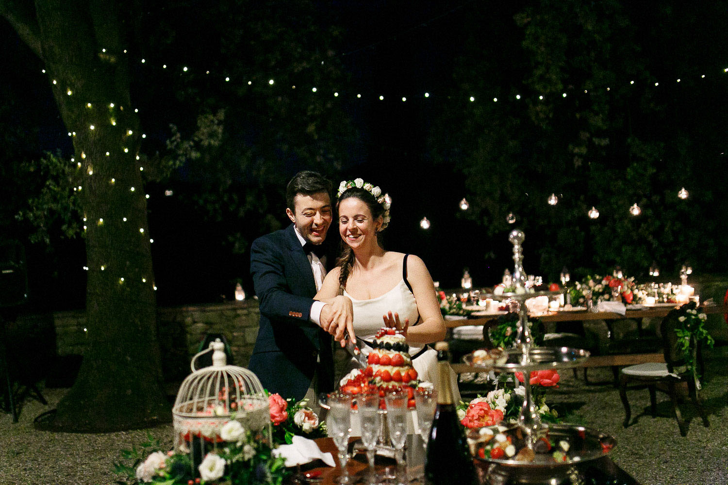 cerimonia e ricevimento per un matrimonio intimo nel chianti