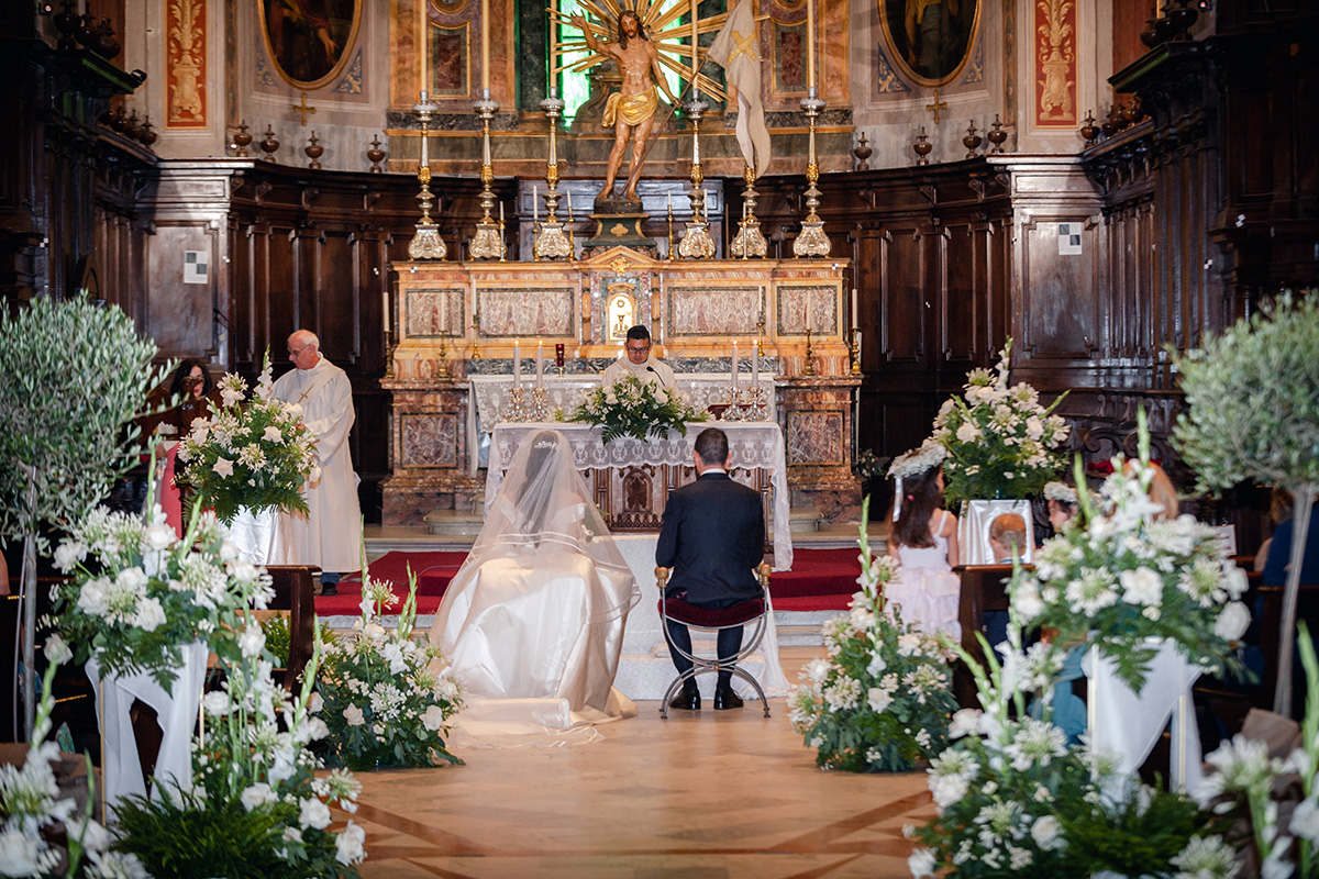 matrimonio nela villa di famiglia