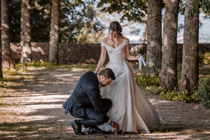 matrimonio nela villa di famiglia