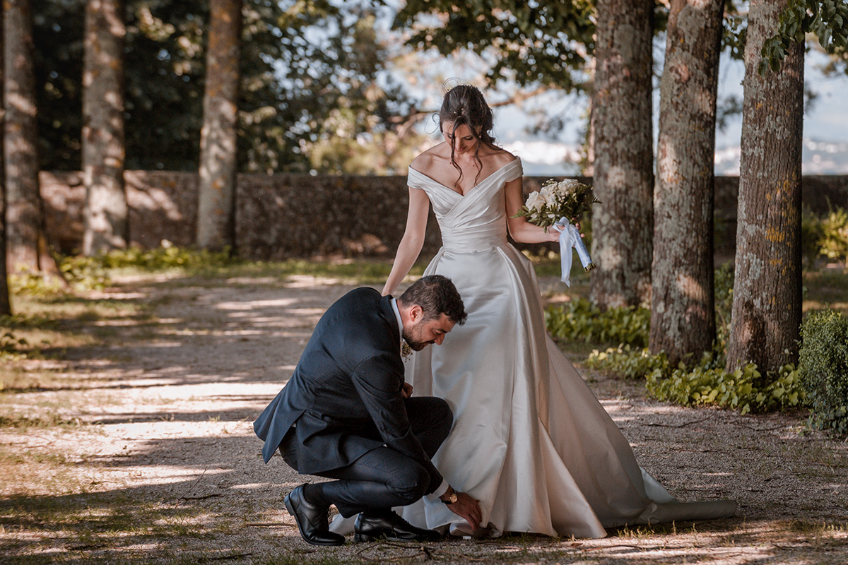 matrimonio nela villa di famiglia