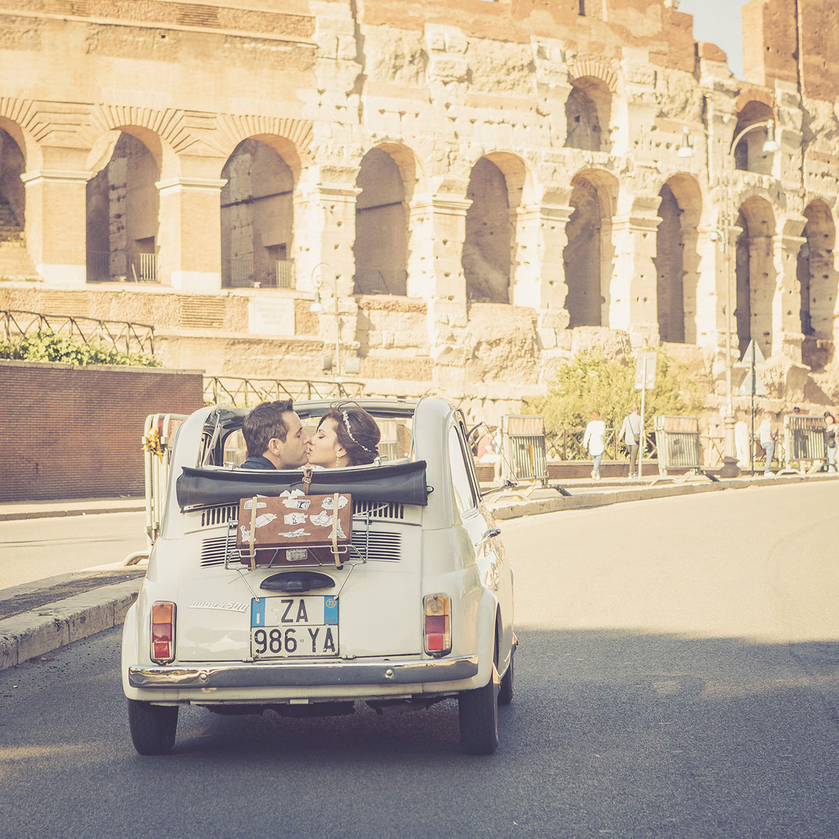 destination wedding in spring at rome