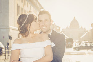 destination wedding in spring at rome