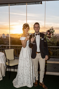 destination wedding in spring at rome