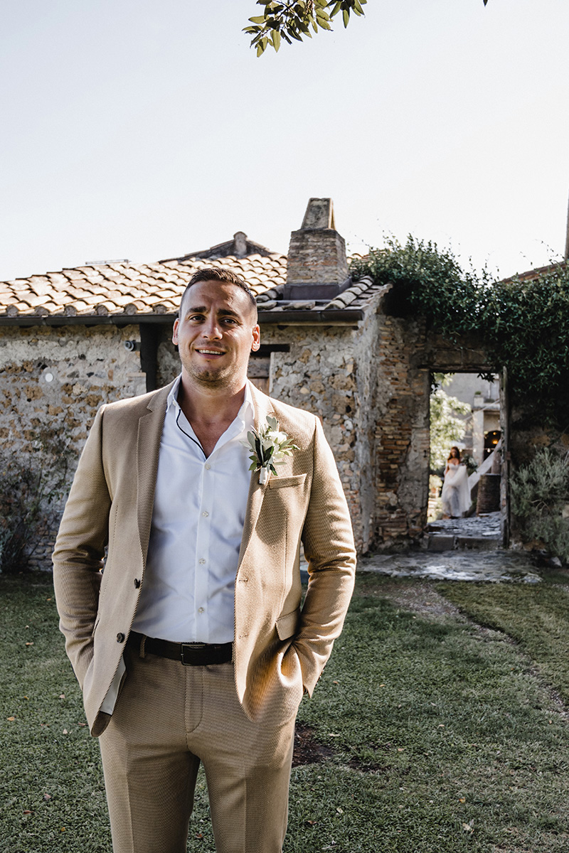 wedding and reception at Borgo di Tragliata