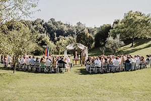 wedding and reception at Borgo di Tragliata