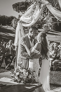 wedding and reception at Borgo di Tragliata