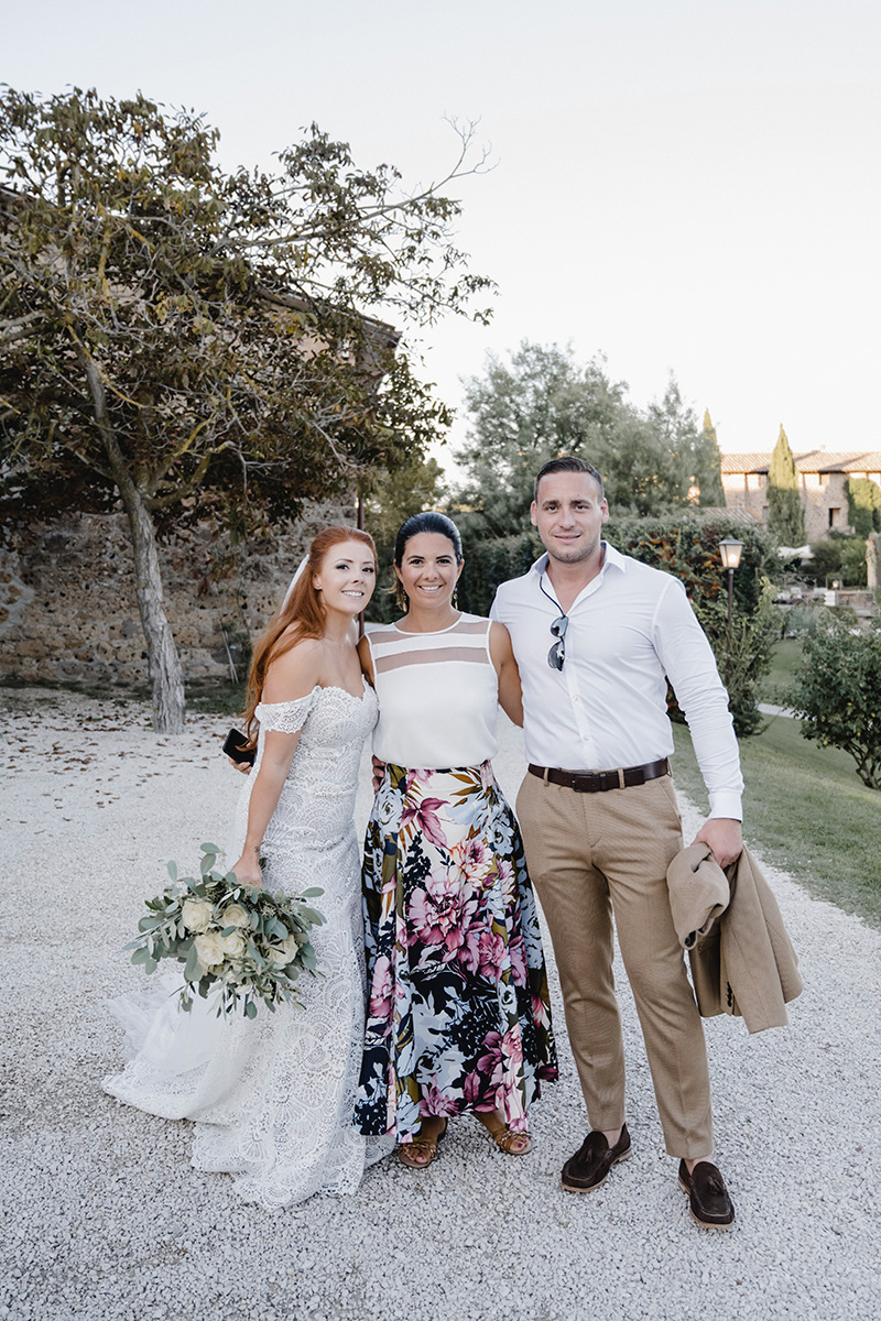 wedding and reception at Borgo di Tragliata