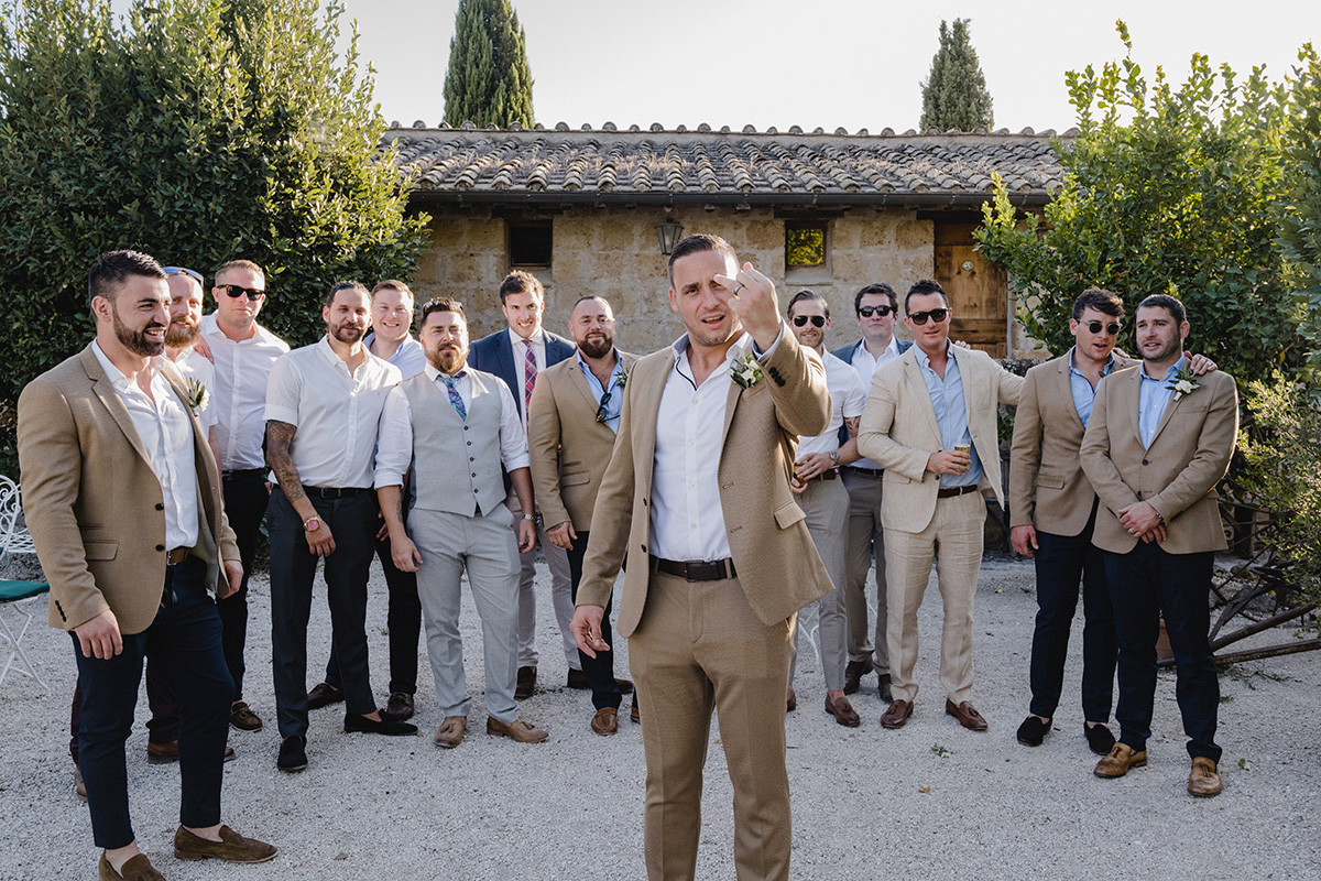 wedding and reception at Borgo di Tragliata