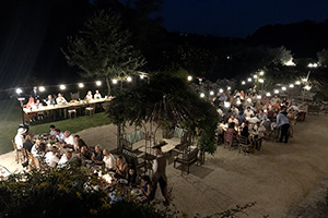 wedding and reception at Borgo di Tragliata