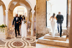 matrimonio all'abbazia di sant'andrea in flumine vicino a roma