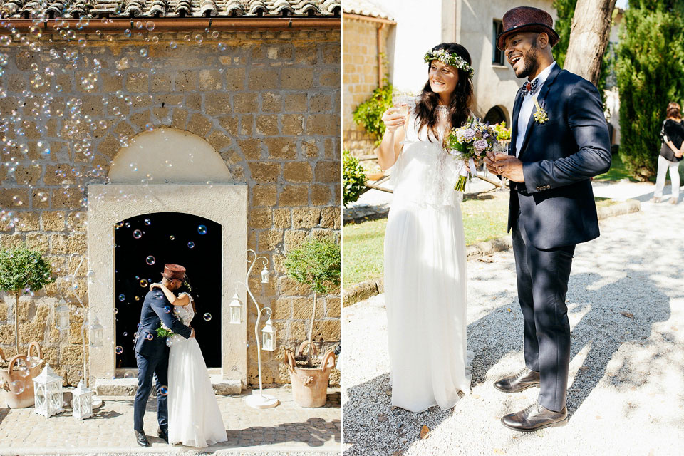 matrimonio all'abbazia di sant'andrea in flumine vicino a roma