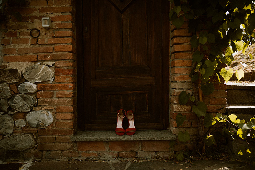 matrimonio in umbria con tema a papaveri