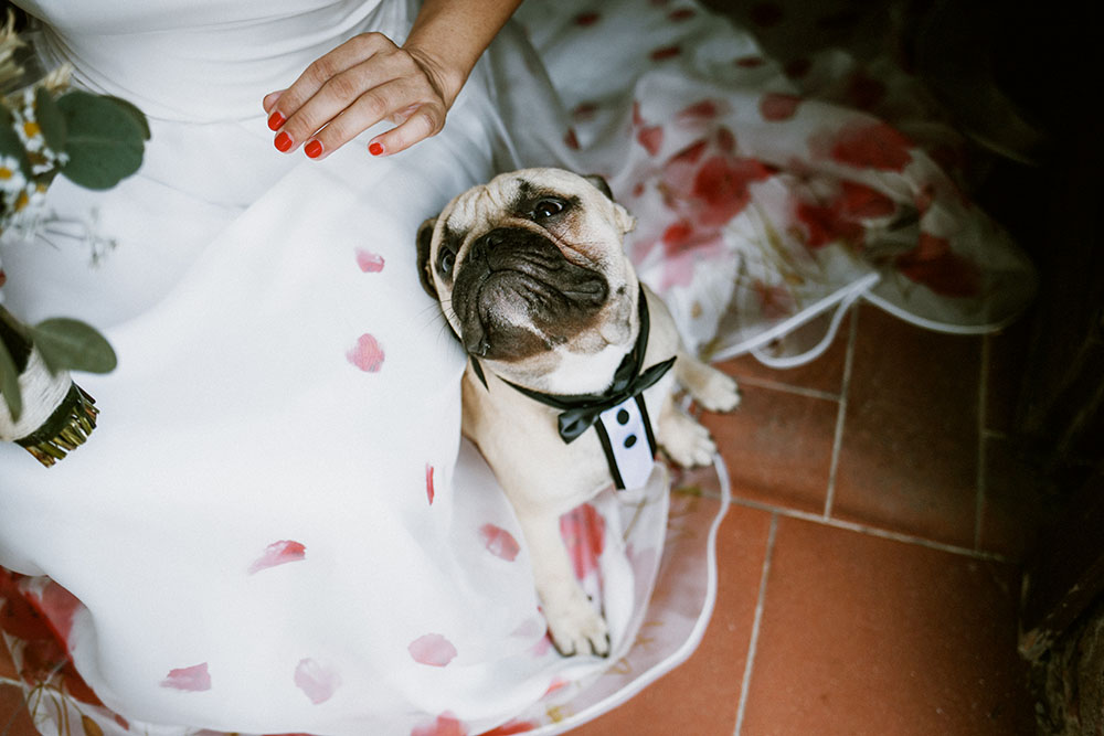 wedding in umbria Italy poppy theme