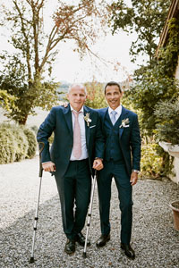 wedding in umbria Italy poppy theme