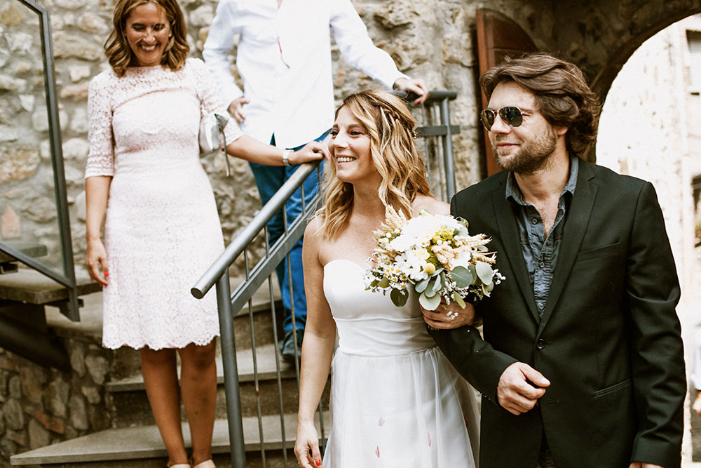 wedding in umbria Italy poppy theme