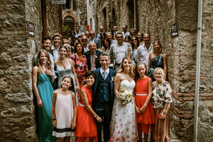 matrimonio in umbria con tema a papaveri