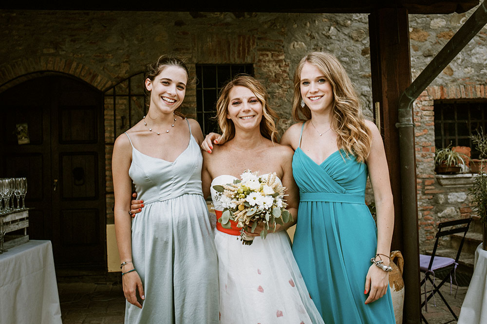 wedding in umbria Italy poppy theme