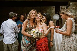 wedding in umbria Italy poppy theme