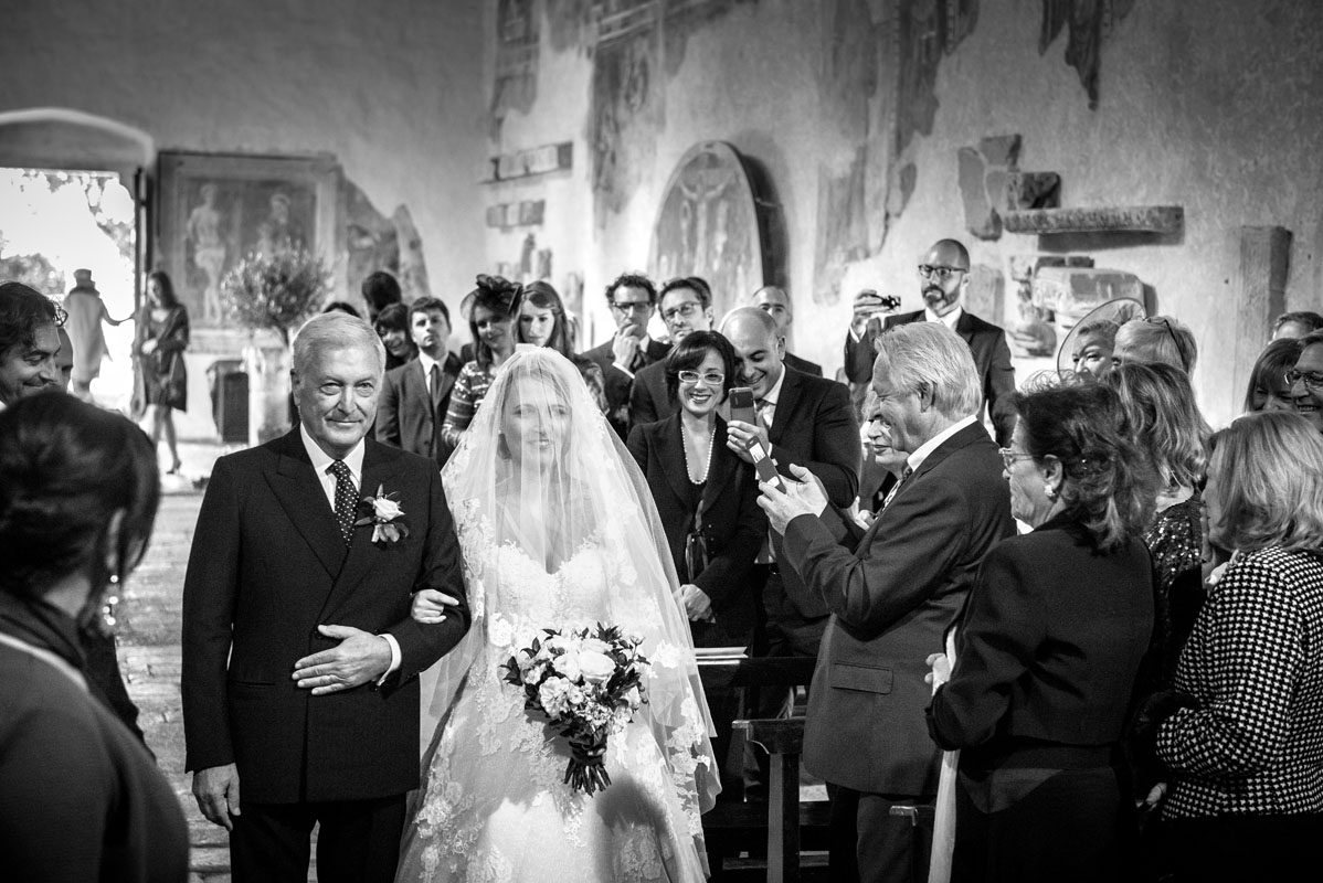 ceremony and reception in this old abbey in umbria