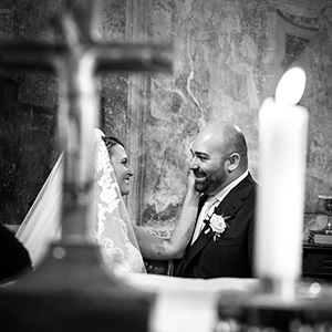 ceremony and reception in this old abbey in umbria