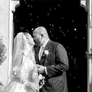 ceremony and reception in this old abbey in umbria