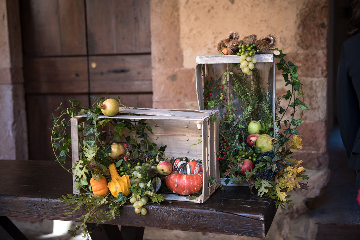 ceremony and reception in this old abbey in umbria