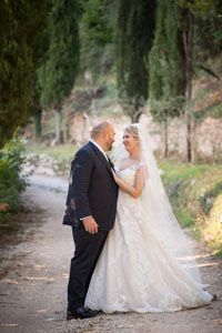 ceremony and reception in this old abbey in umbria