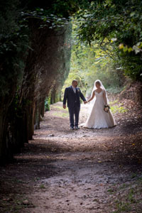 ceremony and reception in this old abbey in umbria