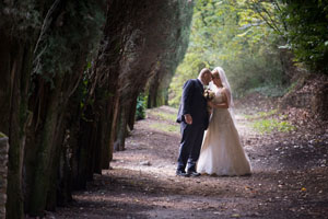 ceremony and reception in this old abbey in umbria