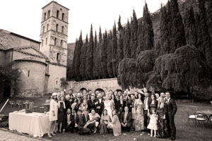 cerimonia e ricevimento in una vecchia abbazia in umbria