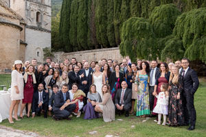 ceremony and reception in this old abbey in umbria