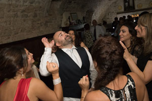 ceremony and reception in this old abbey in umbria