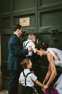 only the couple for this romantic wedding in rome