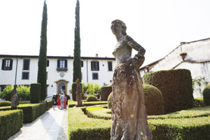 cerimonia alla Certosa di Firenze e ricevimento a villa le piazzole