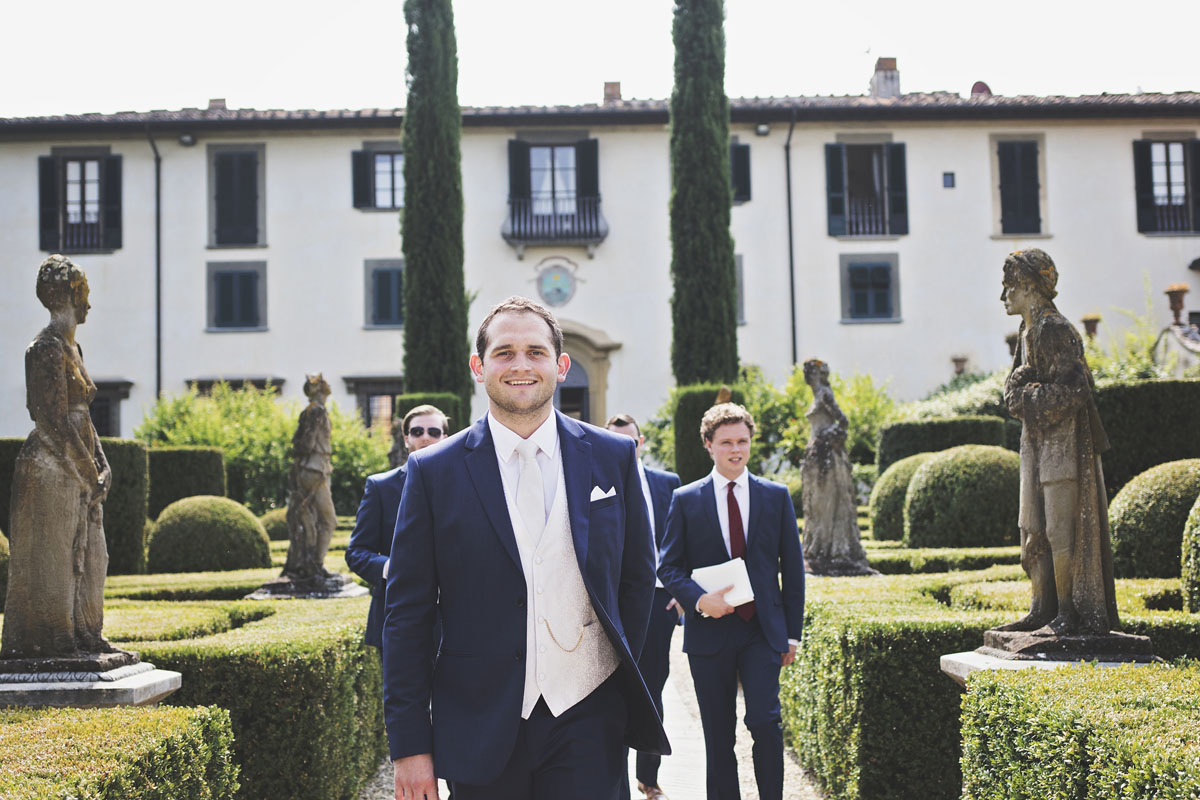 cerimonia alla Certosa di Firenze e ricevimento a villa le piazzole