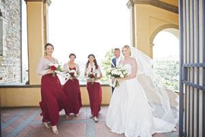 ceremony at la certosa reception at le piazzole