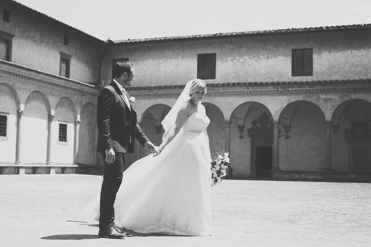 ceremony at la certosa reception at le piazzole