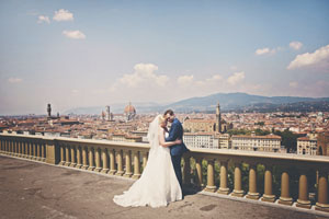 cerimonia alla Certosa di Firenze e ricevimento a villa le piazzole