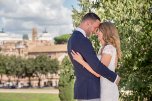 ceremony and reception in the heart of Rome Italy