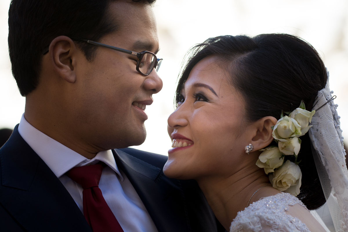 wedding in rome at villa dei quintili