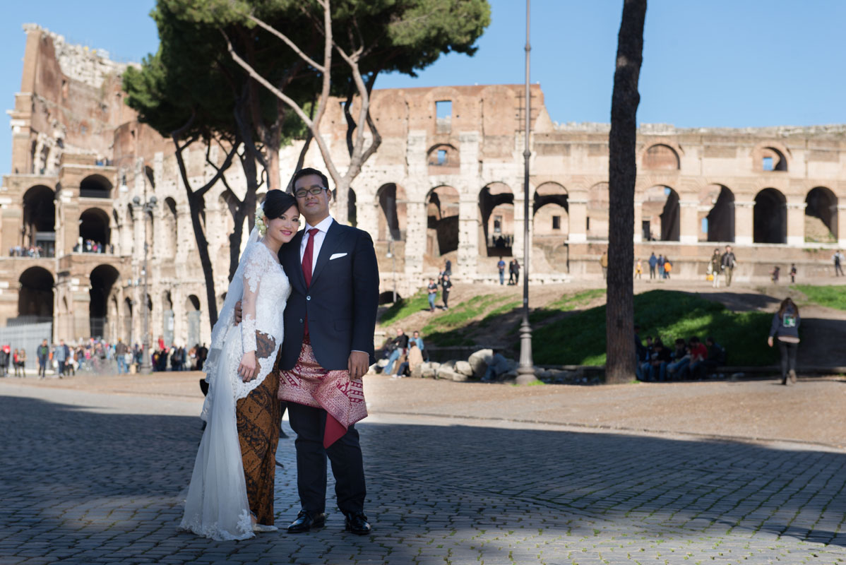 wedding in rome at villa dei quintili