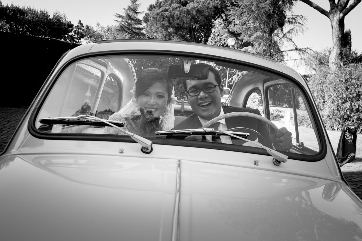 wedding in rome at villa dei quintili