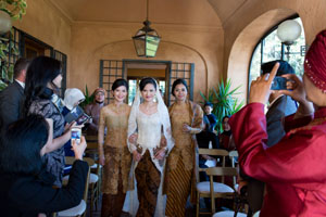 wedding in rome at villa dei quintili